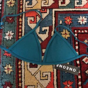 OneOne swimwear Ali top XS in Emerald